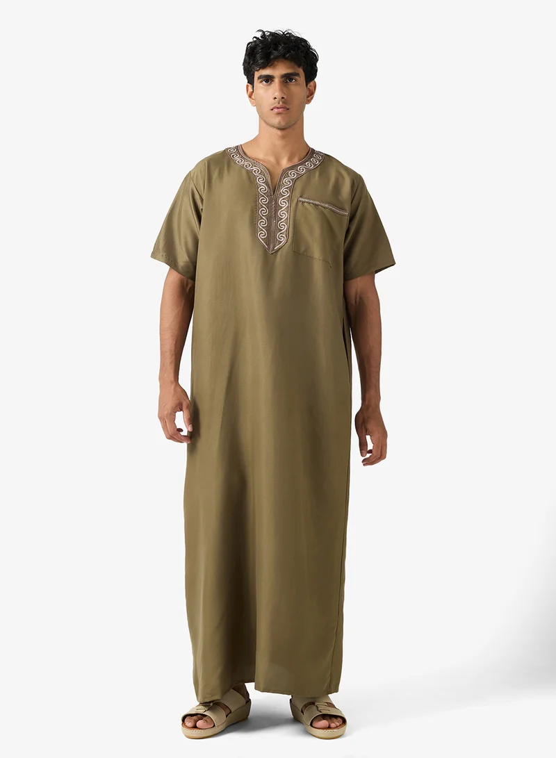 Robert Wood  Morrocan Classic Thobe for Men | Best Price UAE